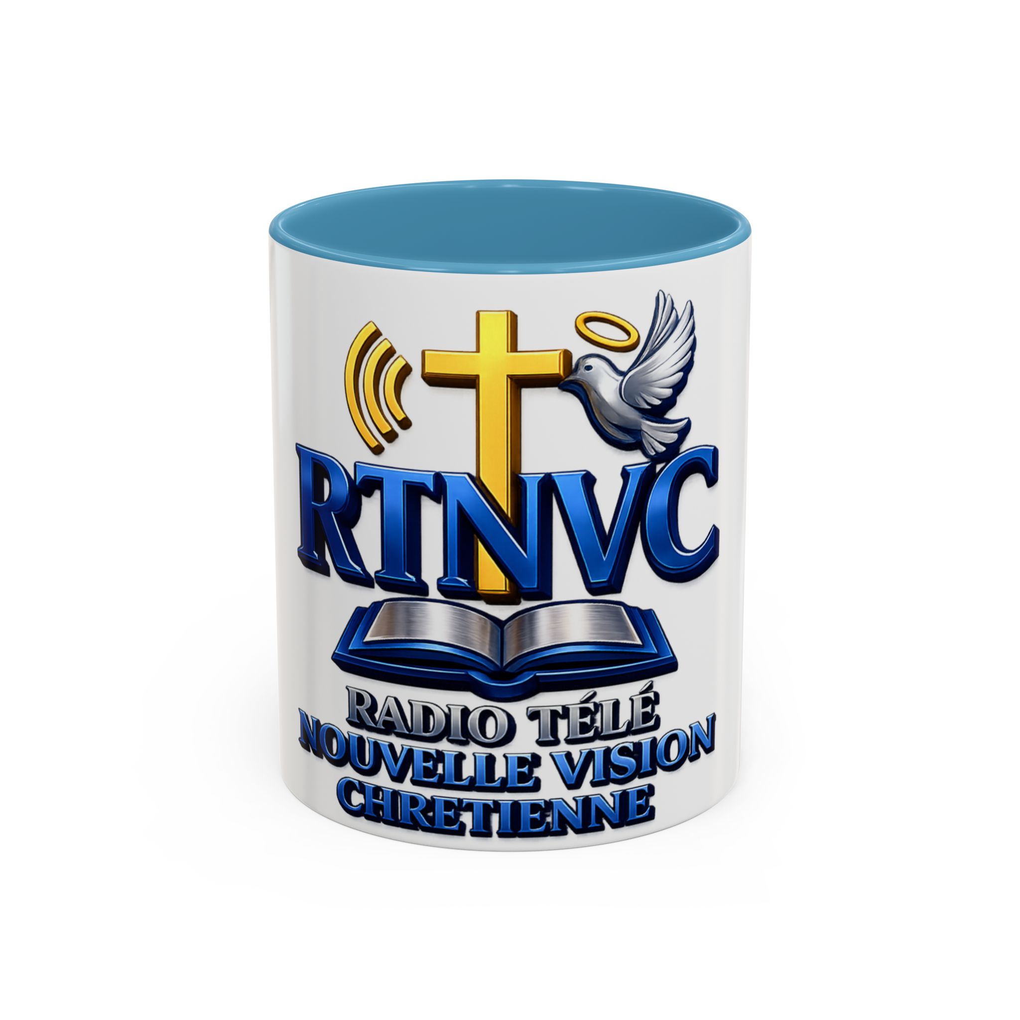Religious Coffee Mug — RTNVC Radio Télé Nouvelle Vision Chrétienne Design - Image 19