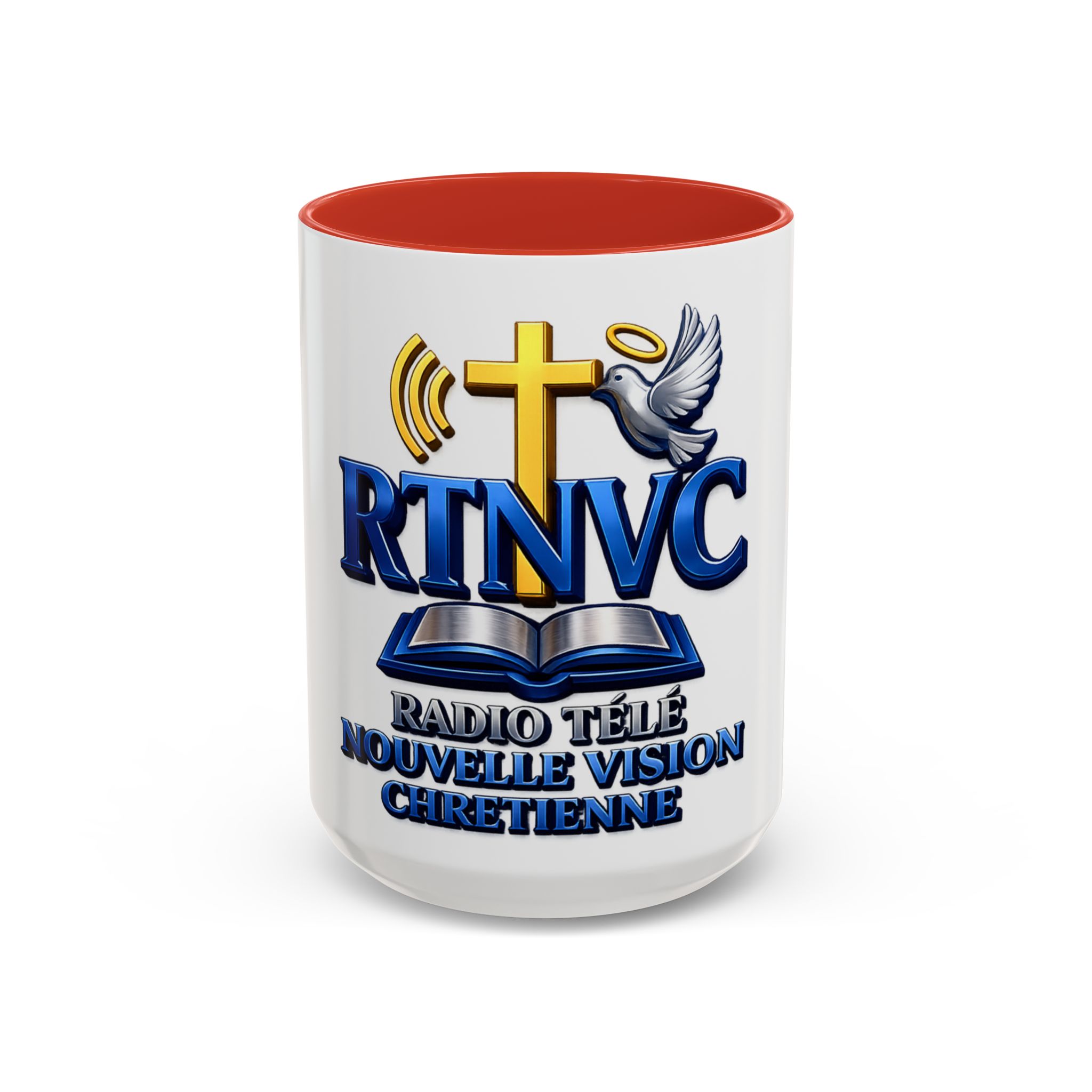 Religious Coffee Mug — RTNVC Radio Télé Nouvelle Vision Chrétienne Design - Image 15