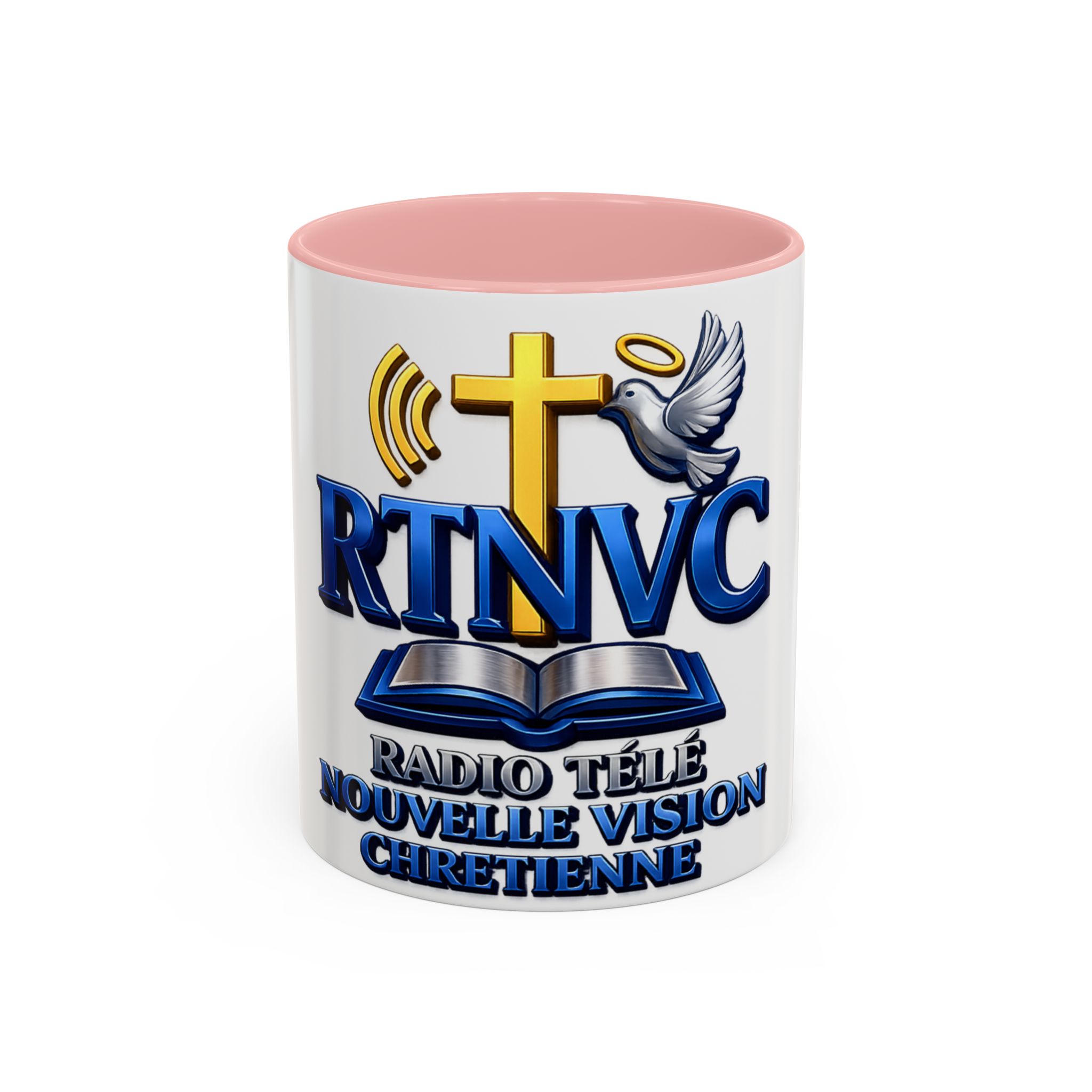 Religious Coffee Mug — RTNVC Radio Télé Nouvelle Vision Chrétienne Design - Image 6