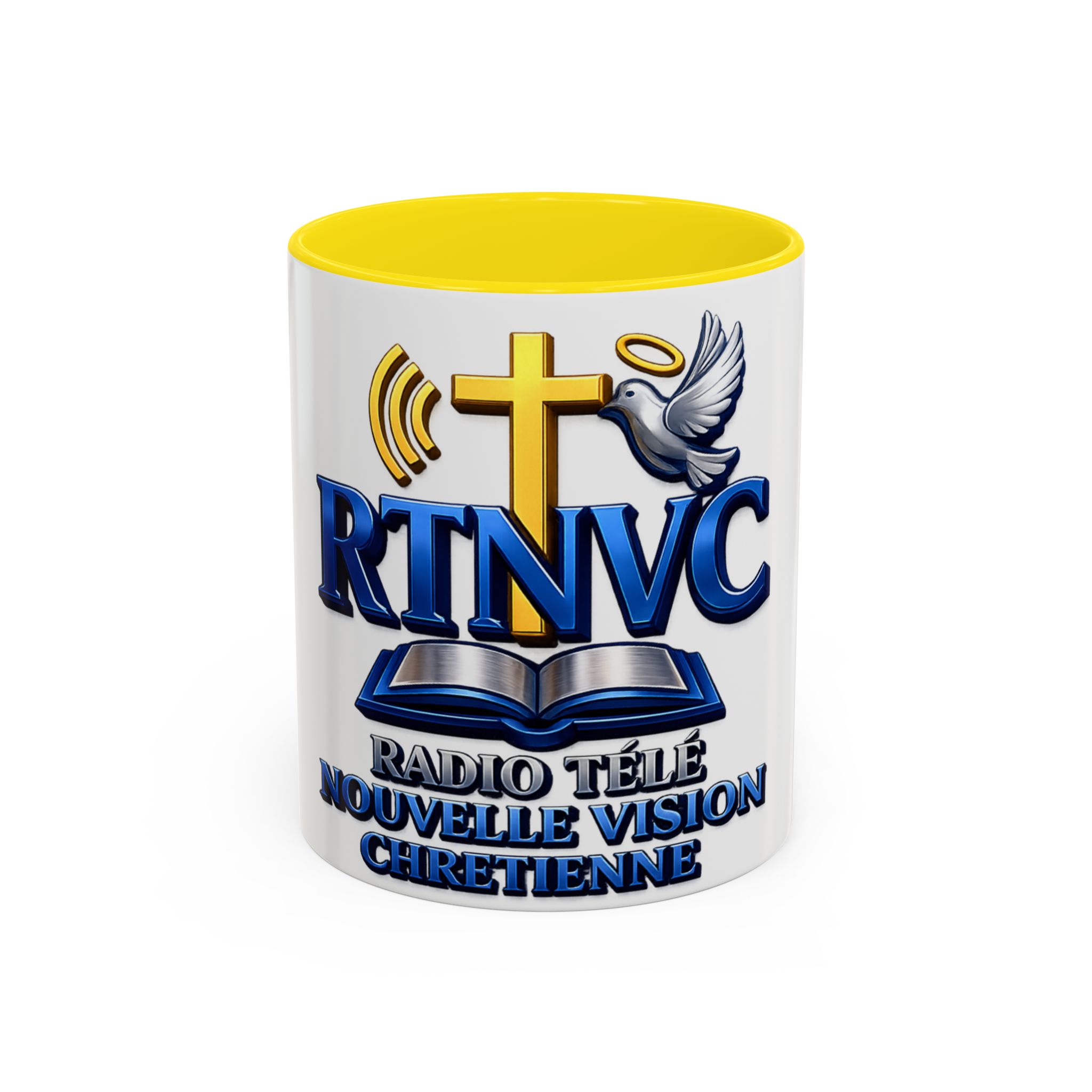 Religious Coffee Mug — RTNVC Radio Télé Nouvelle Vision Chrétienne Design - Image 25