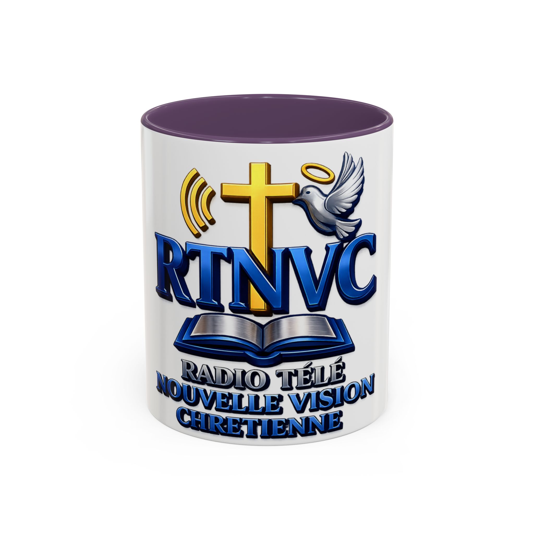 Religious Coffee Mug — RTNVC Radio Télé Nouvelle Vision Chrétienne Design - Image 31