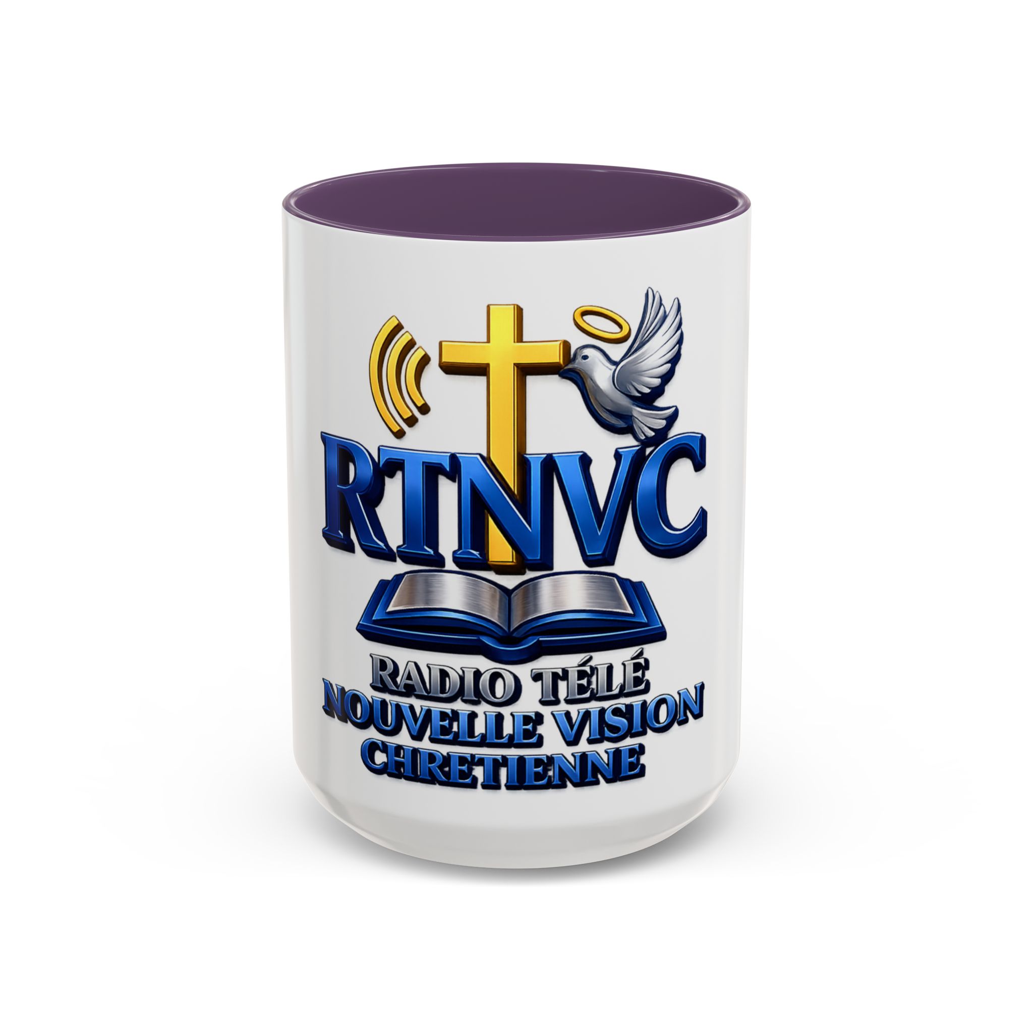 Religious Coffee Mug — RTNVC Radio Télé Nouvelle Vision Chrétienne Design - Image 34
