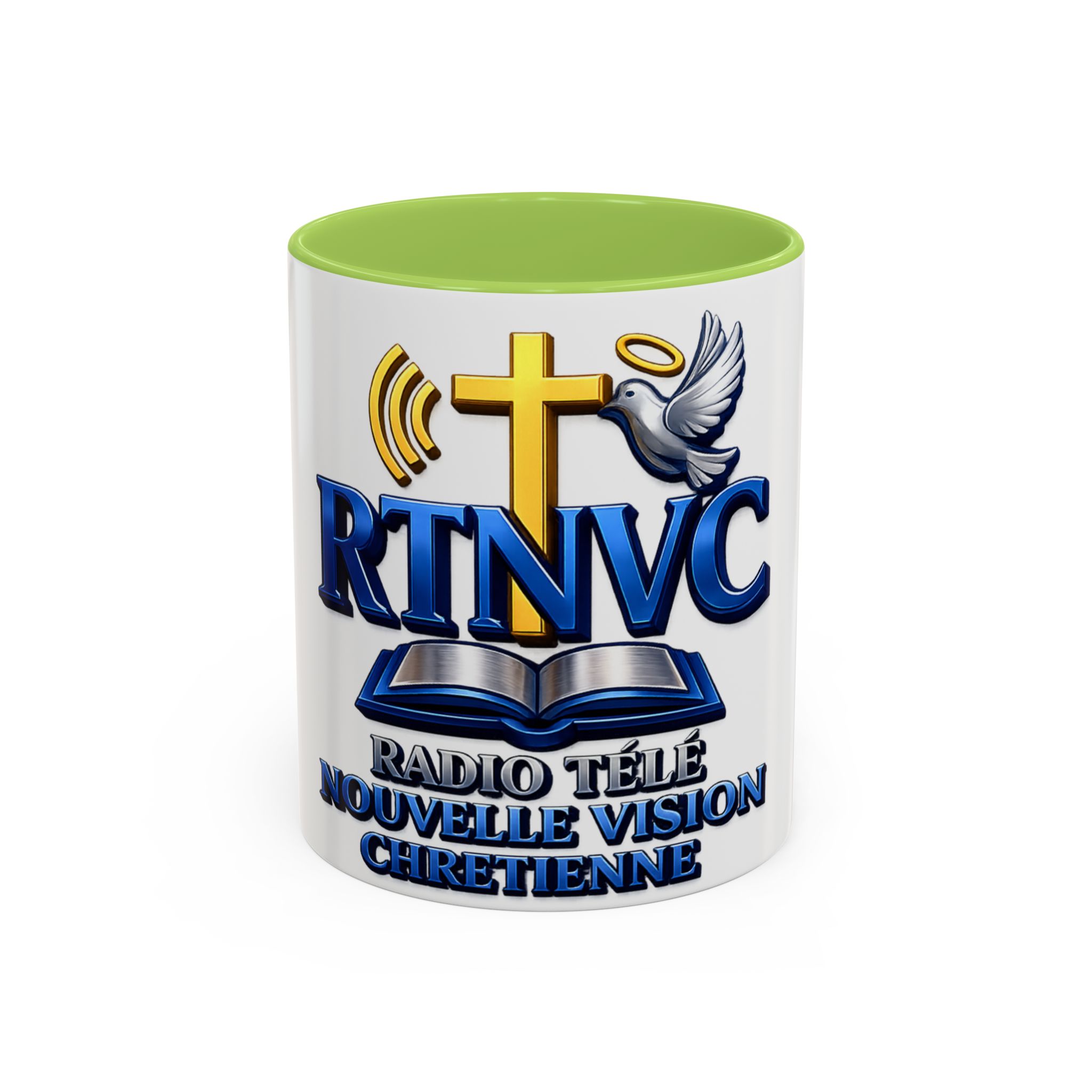 Religious Coffee Mug — RTNVC Radio Télé Nouvelle Vision Chrétienne Design - Image 29