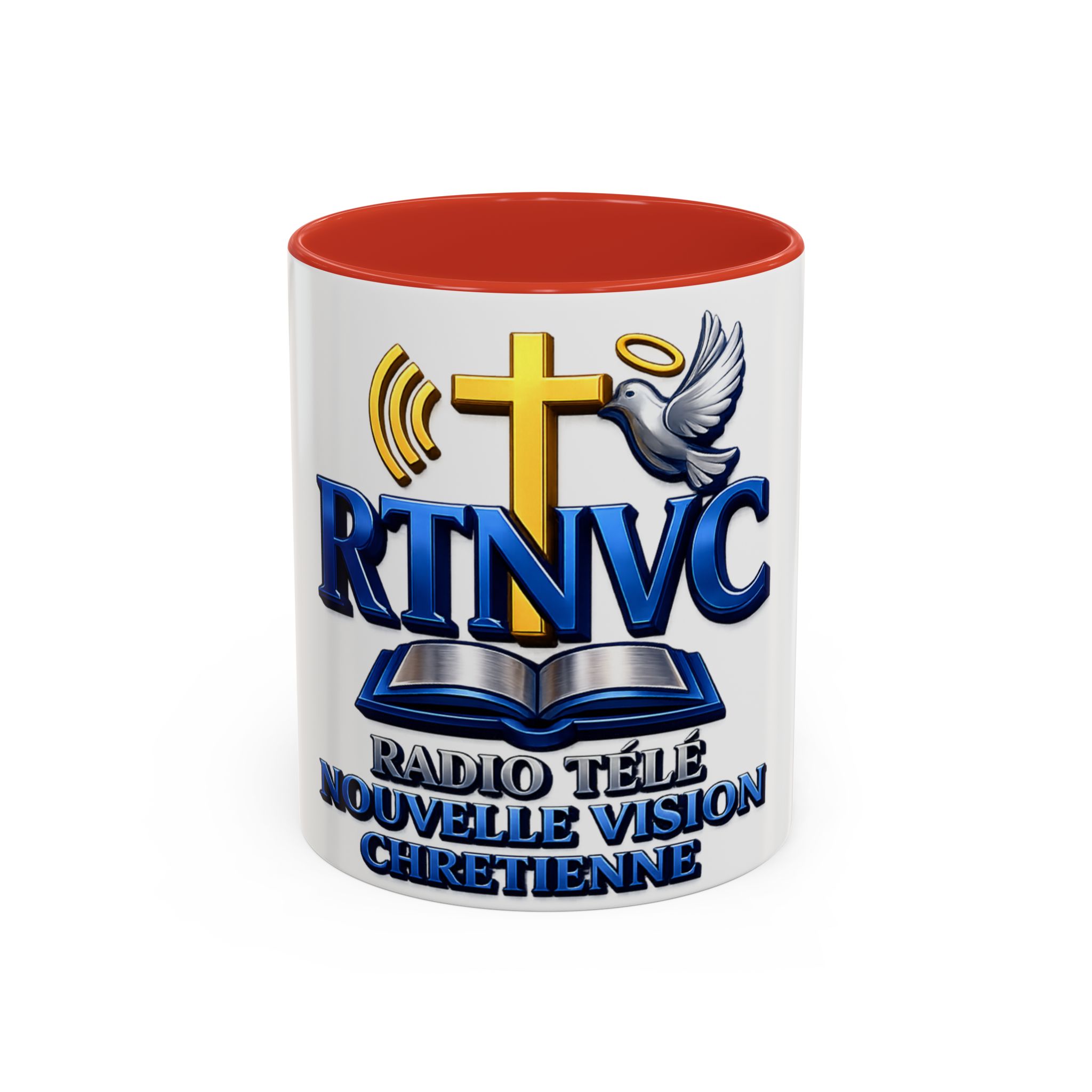 Religious Coffee Mug — RTNVC Radio Télé Nouvelle Vision Chrétienne Design - Image 9
