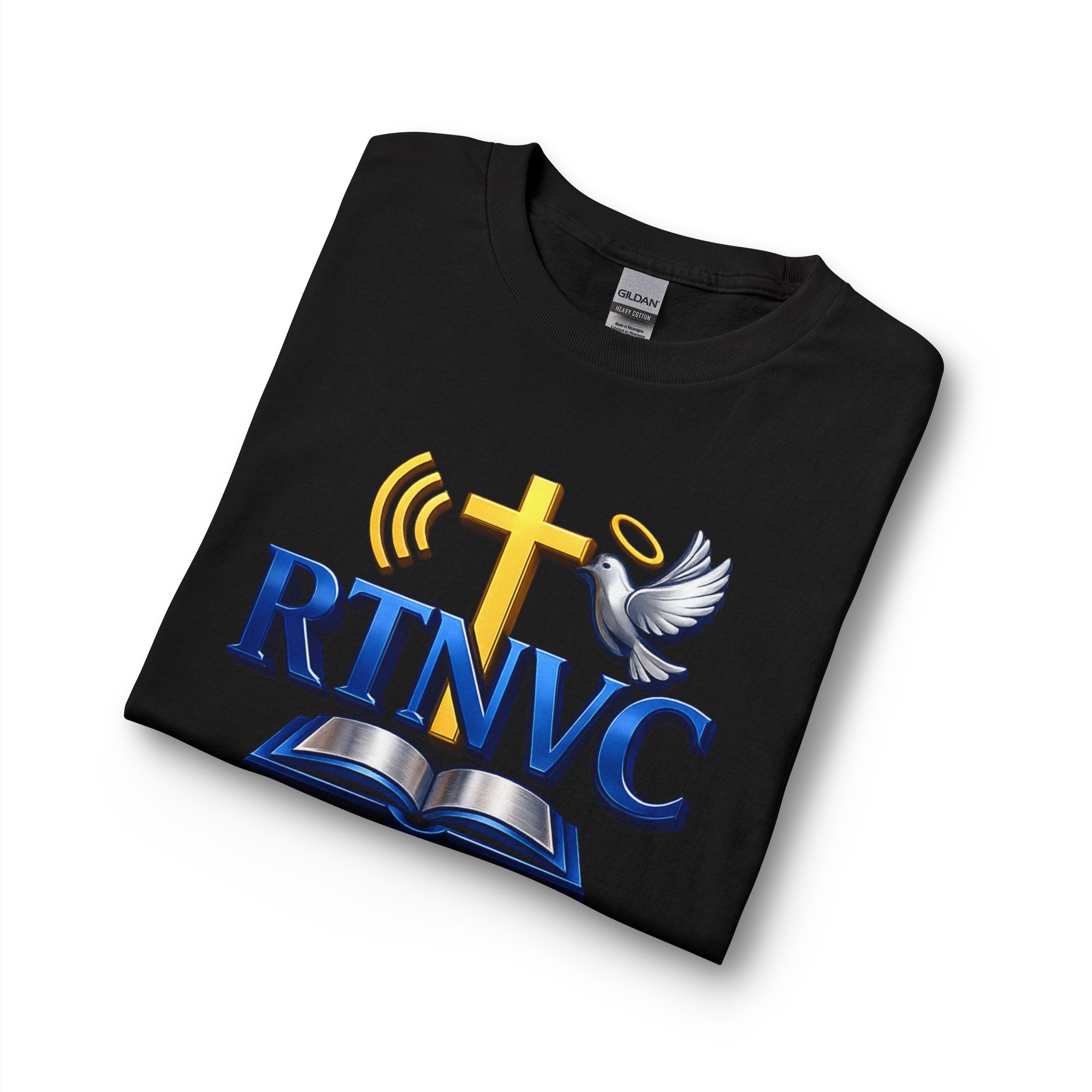 RTNVC Nouvelle Vision Chrétienne Long Sleeve Tee — Christian Radio Ministry Shirt - Image 7