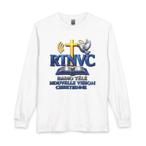 RTNVC Nouvelle Vision Chrétienne Long Sleeve Tee — Christian Radio Ministry Shirt